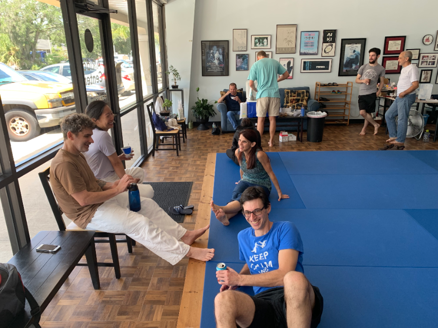 Students Relaxing